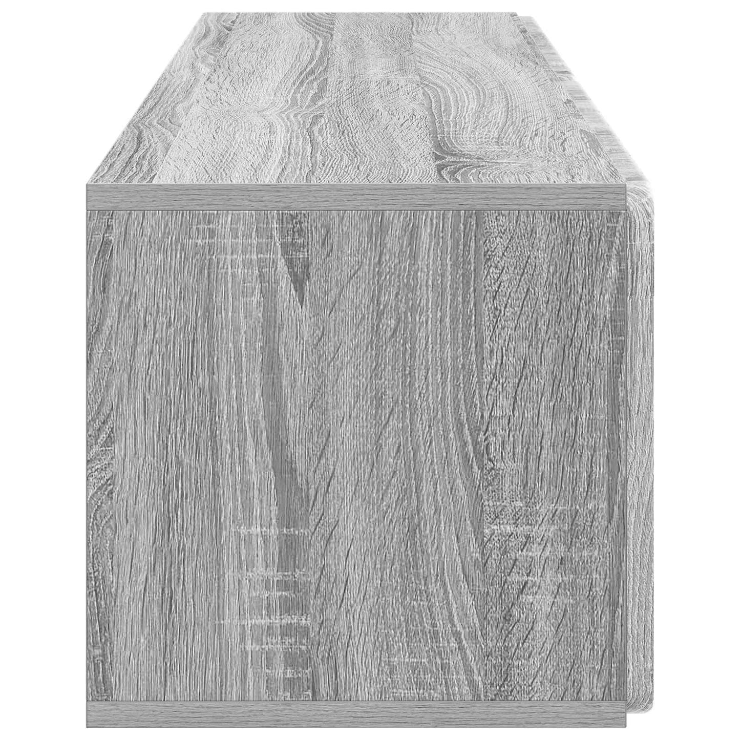 Væghængt TV-skab 98 x 31 x 30 cm Grå Sonoma Konstrueret træ