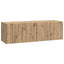 Væghængt TV-skab Artisan-eg 98 x 31 x 30 cm Konstrueret træ