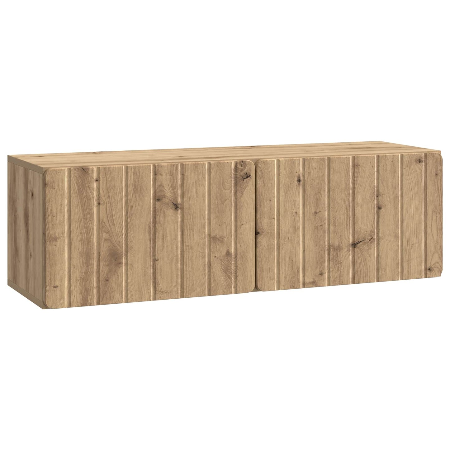 Væghængt TV-skab 98 x 31 x 30 cm Artisan-eg Konstrueret træ