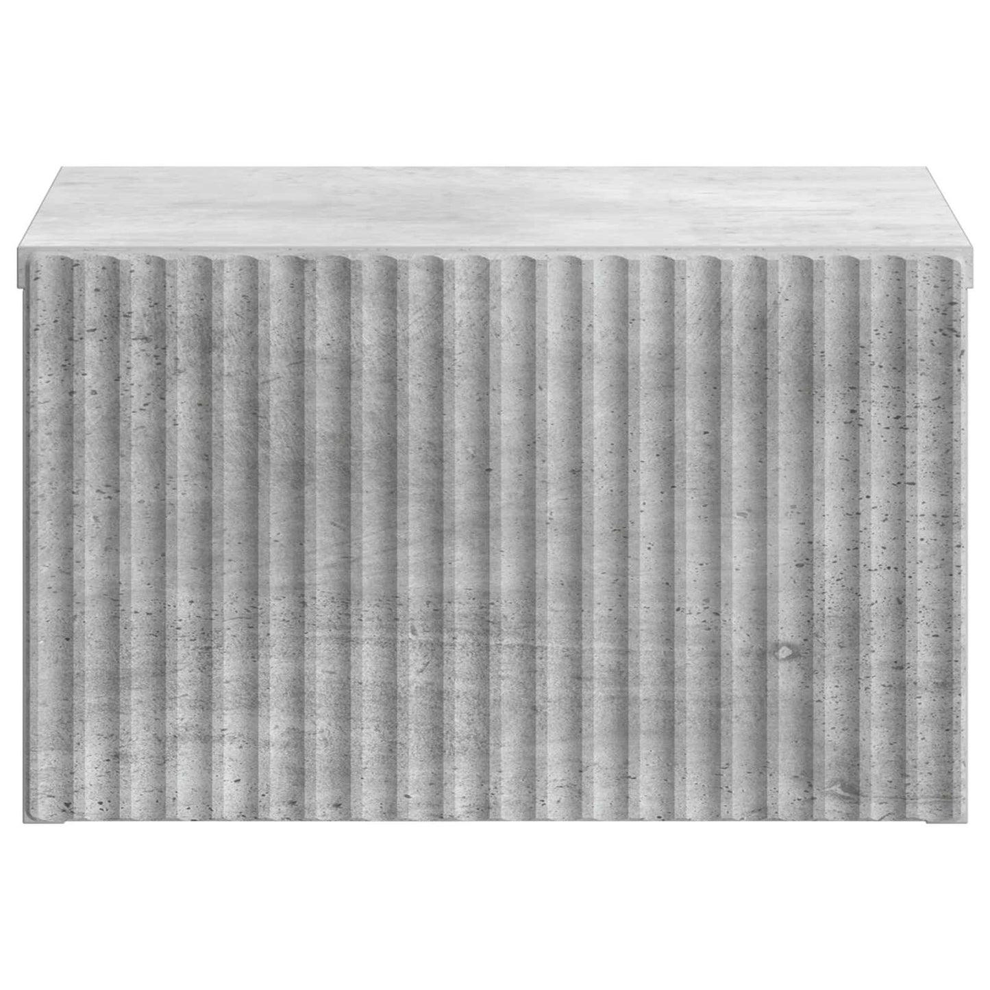 Væghængt Natbord med skuffe 2 pcs Betongrå 33 x 34,5 x 20 cm