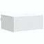 Væghængt Natbord 2 pcs Hvid 49 x 34,5 x 20 cm Konstrueret træ