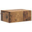 Væghængt Natbord med skuffe 2 pcs Gammelt træ 49 x 34,5 x 20 cm