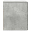 Væghængt Natbord med skuffe 2 pcs Betongrå 33 x 34,5 x 40 cm