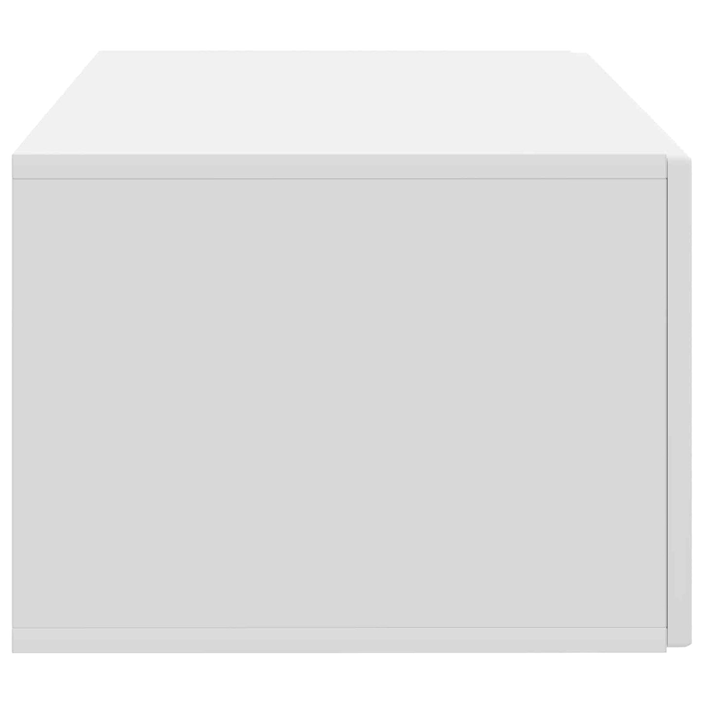 Væghængt TV-skab Hvid 59,5 x 41 x 30 cm Konstrueret træ