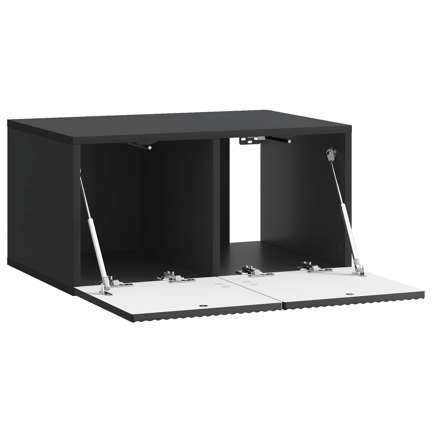 Væghængt TV-skab 59,5 x 41 x 30 cm Sort Konstrueret træ