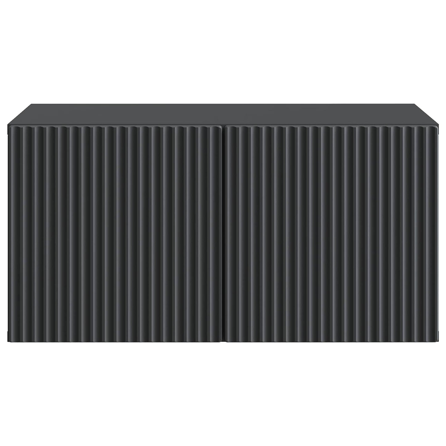 Væghængt TV-skab 59,5 x 41 x 30 cm Sort Konstrueret træ