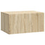 Væghængt TV-skab Sonoma-eg 59,5 x 41 x 30 cm Konstrueret træ