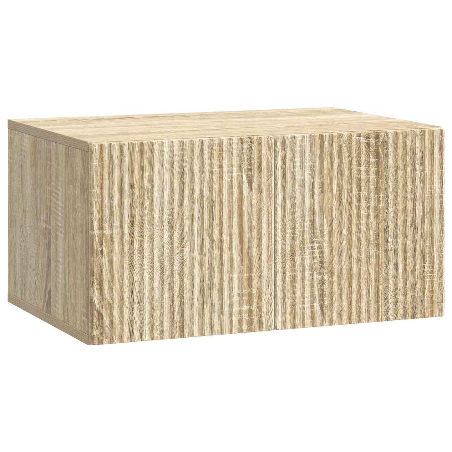 Væghængt TV-skab 59,5 x 41 x 30 cm Sonoma-eg Konstrueret træ