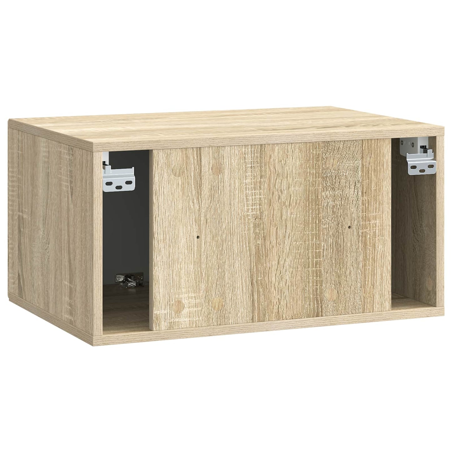 Væghængt TV-skab 59,5 x 41 x 30 cm Sonoma-eg Konstrueret træ