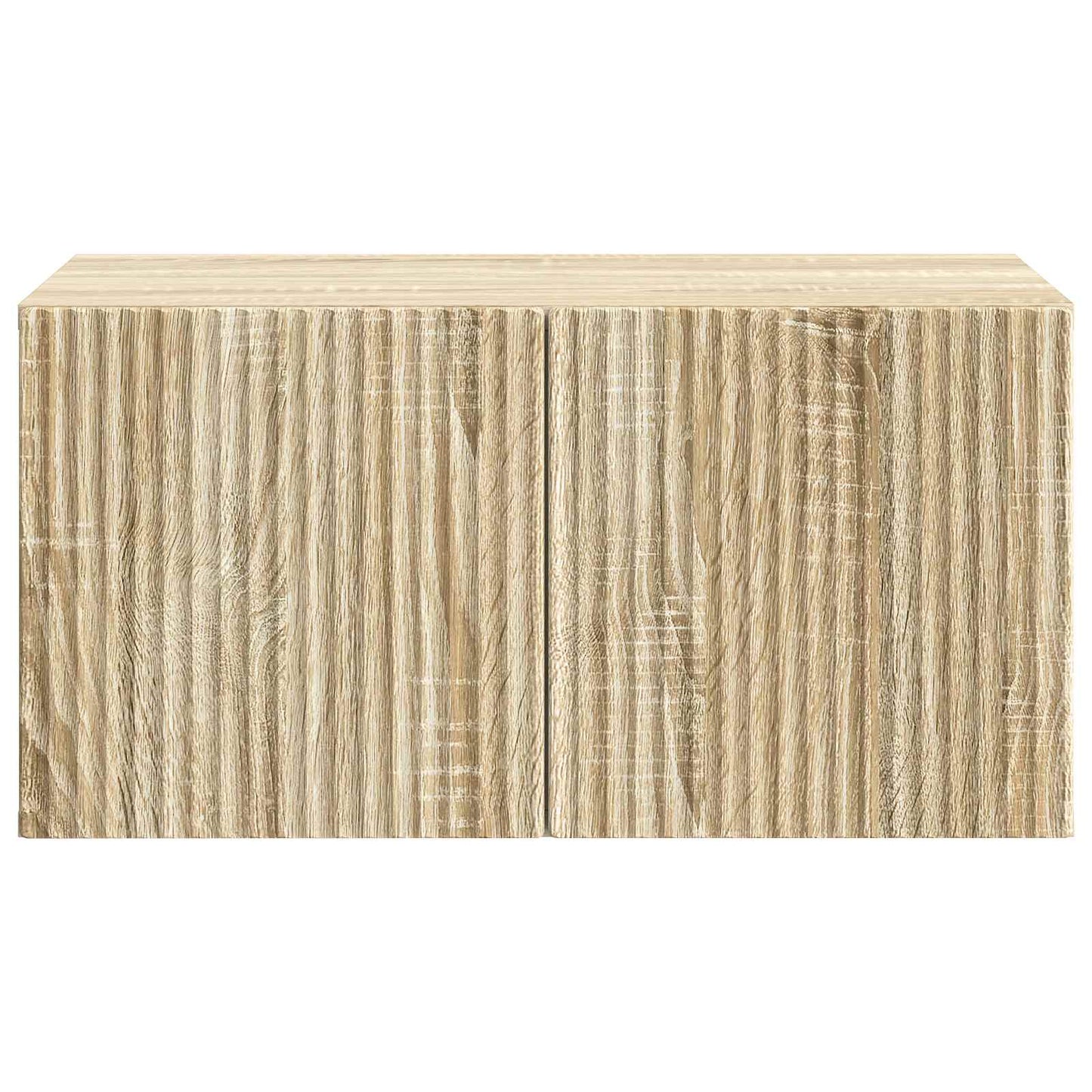 Væghængt TV-skab 59,5 x 41 x 30 cm Sonoma-eg Konstrueret træ