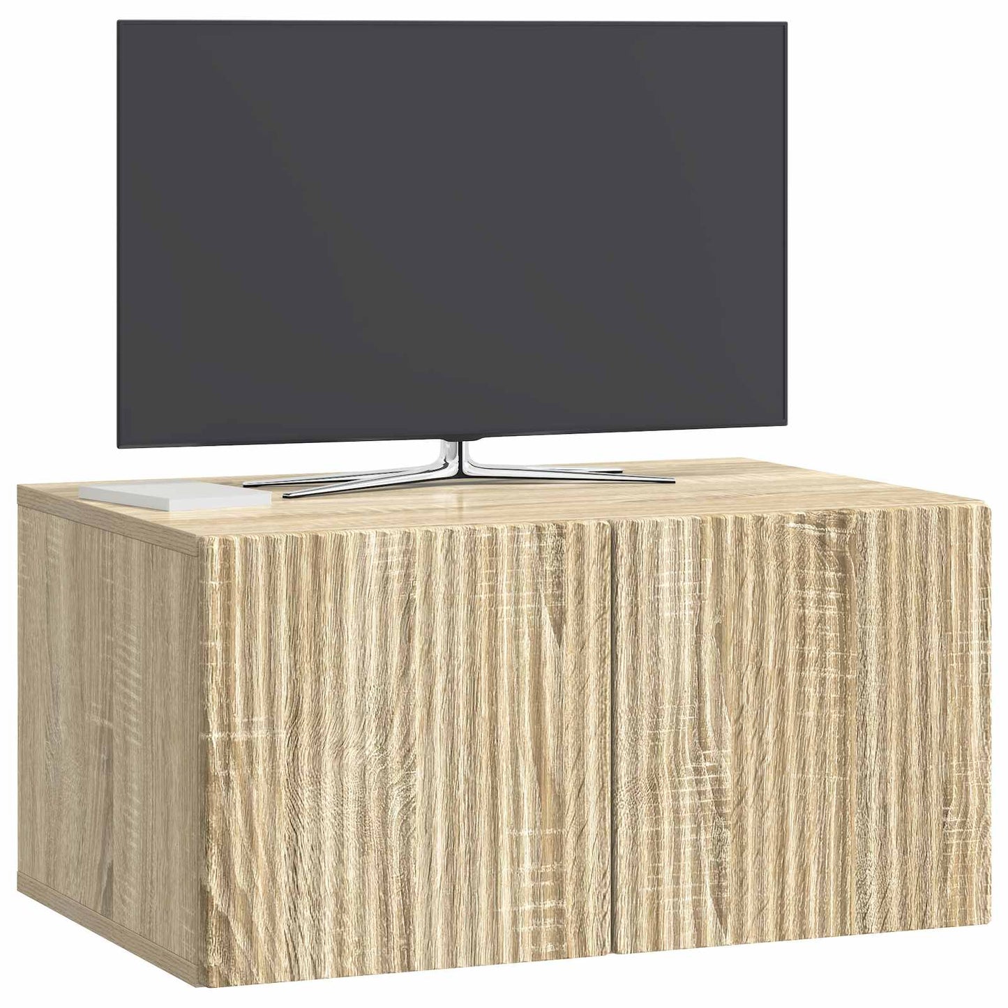 Væghængt TV-skab 59,5 x 41 x 30 cm Sonoma-eg Konstrueret træ