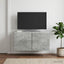 Væghængt TV-skab 59,5 x 41 x 30 cm Betongrå Konstrueret træ