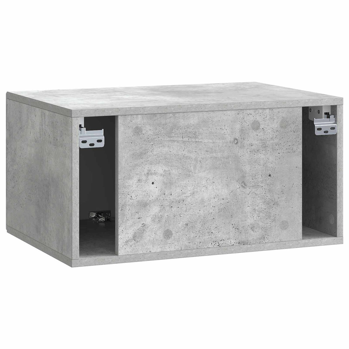 Væghængt TV-skab 59,5 x 41 x 30 cm Betongrå Konstrueret træ