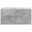 Væghængt TV-skab 59,5 x 41 x 30 cm Betongrå Konstrueret træ
