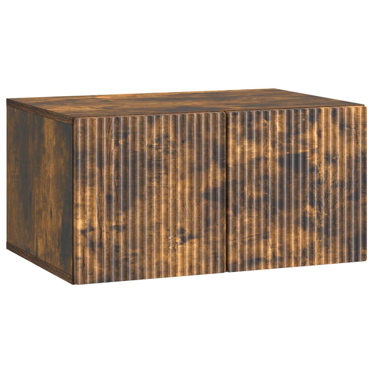 Væghængt TV-skab 59,5 x 41 x 30 cm Røget eg Konstrueret træ