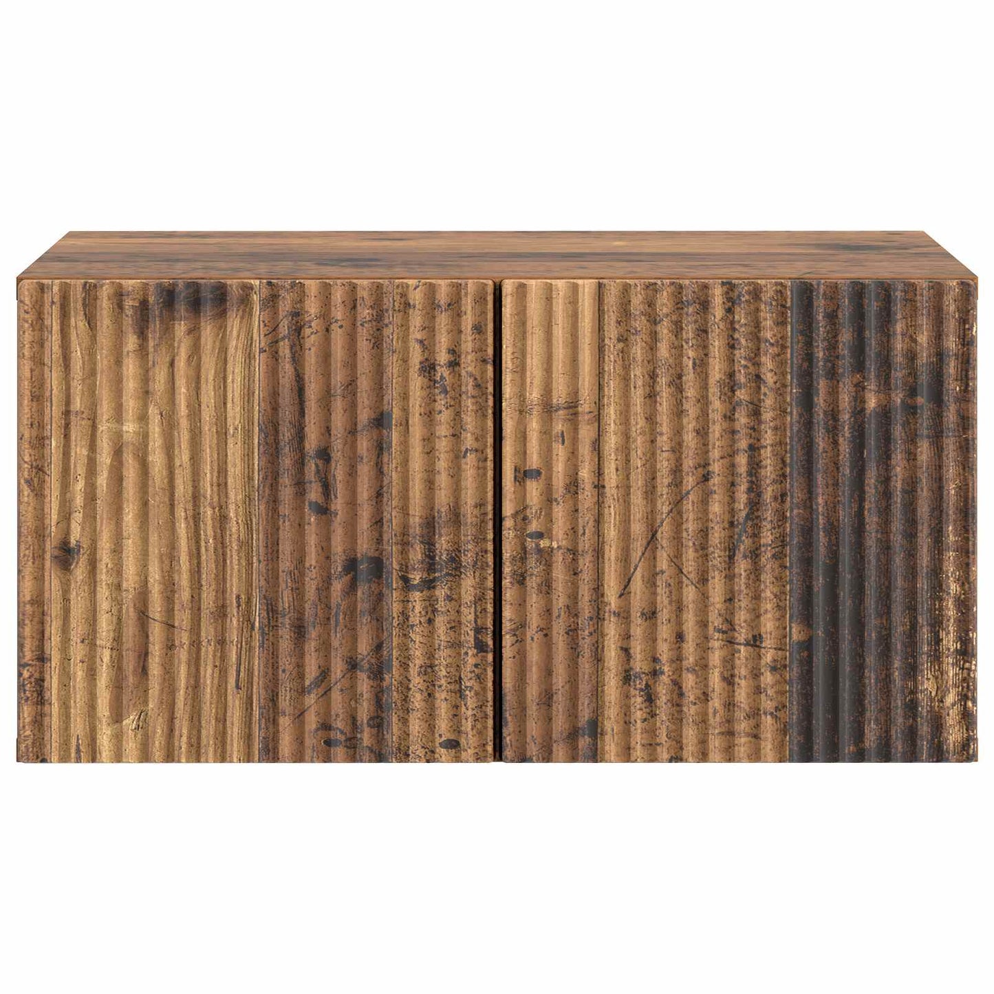 Væghængt TV-skab 59,5 x 41 x 30 cm Gammelt træ Konstrueret træ