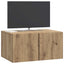 Væghængt TV-skab Artisan-eg 59,5 x 41 x 30 cm Konstrueret træ