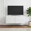 Væghængt TV-skab Hvid 78,5 x 41 x 30 cm Konstrueret træ
