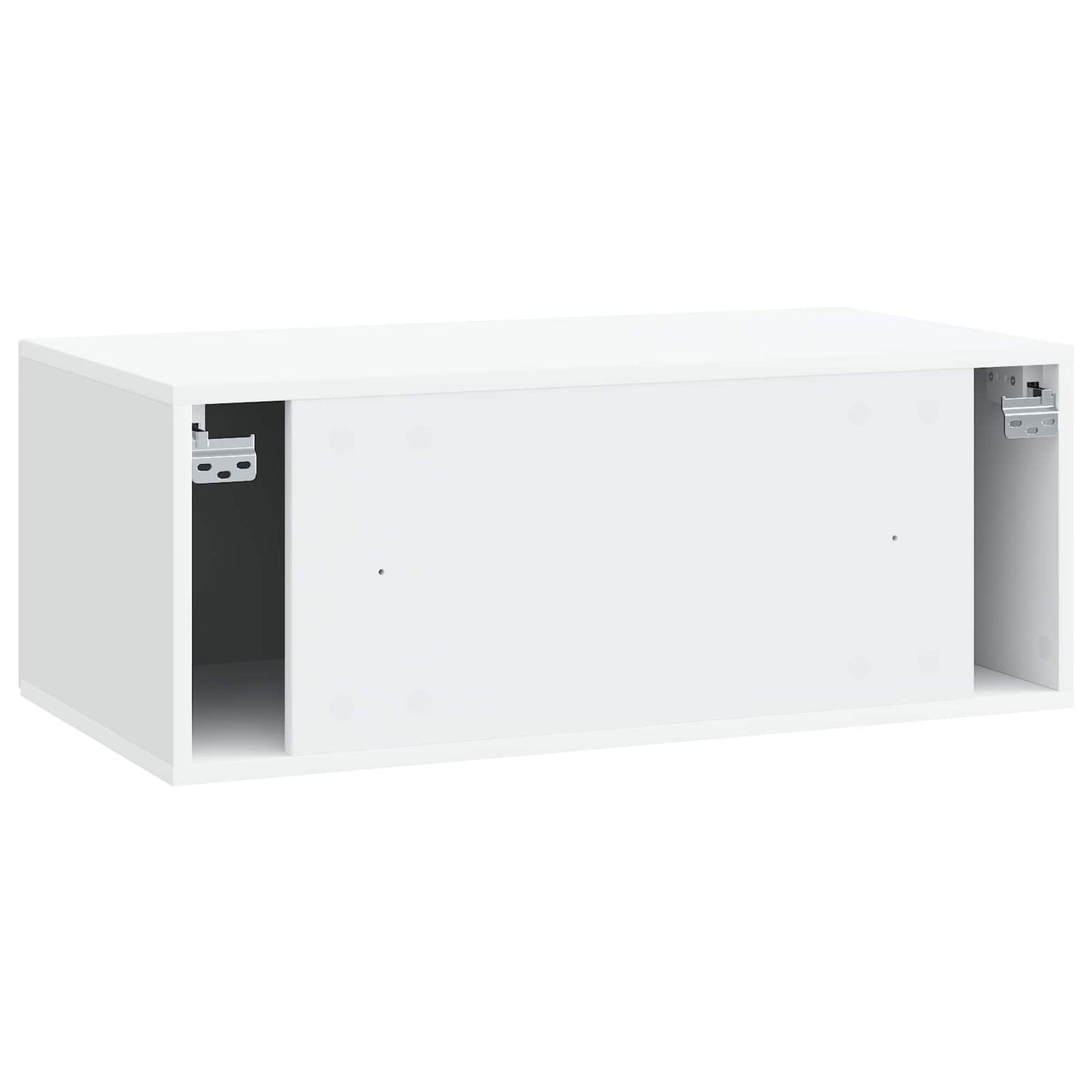 Væghængt TV-skab Hvid 78,5 x 41 x 30 cm Konstrueret træ