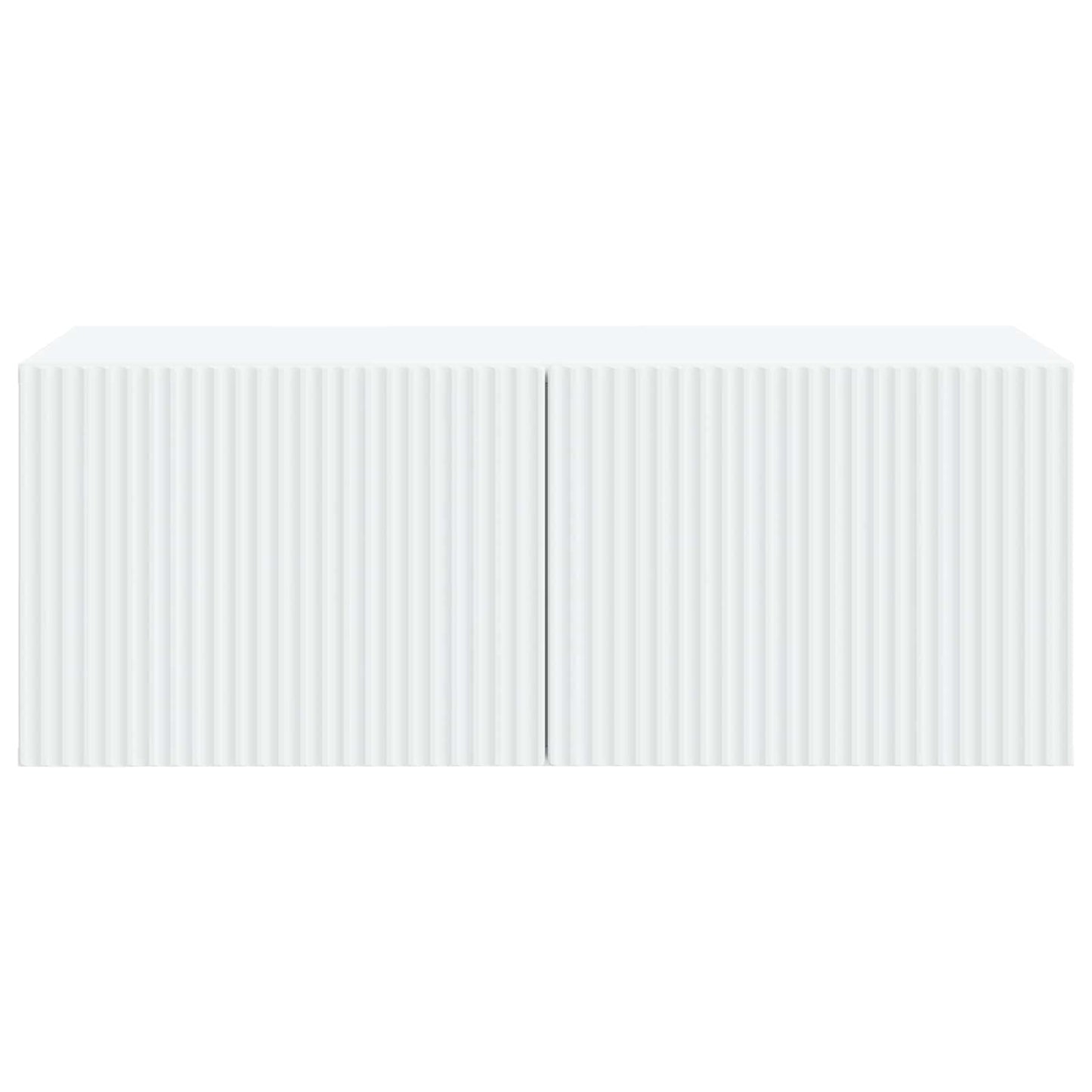 Væghængt TV-skab Hvid 78,5 x 41 x 30 cm Konstrueret træ