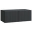 Væghængt TV-skab Sort 78,5 x 41 x 30 cm Konstrueret træ