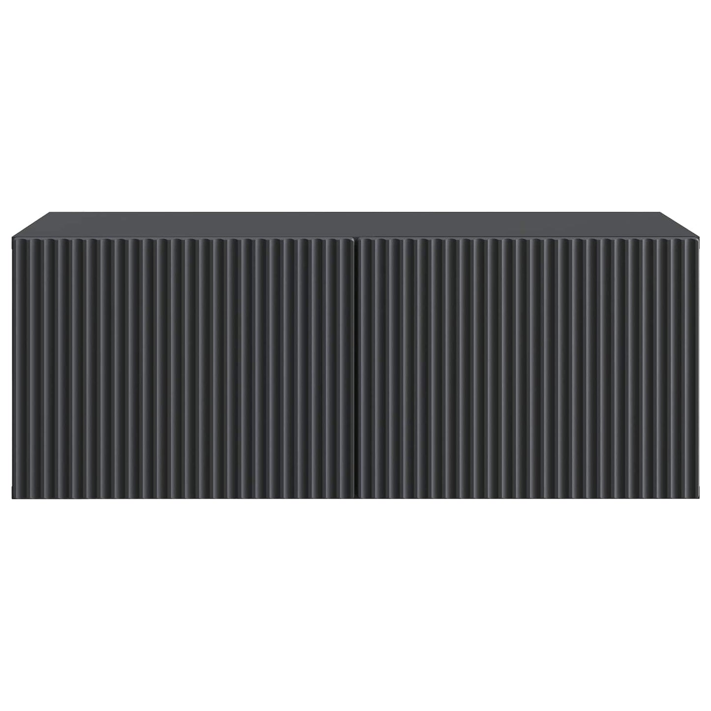 Væghængt TV-skab 78,5 x 41 x 30 cm Sort Konstrueret træ