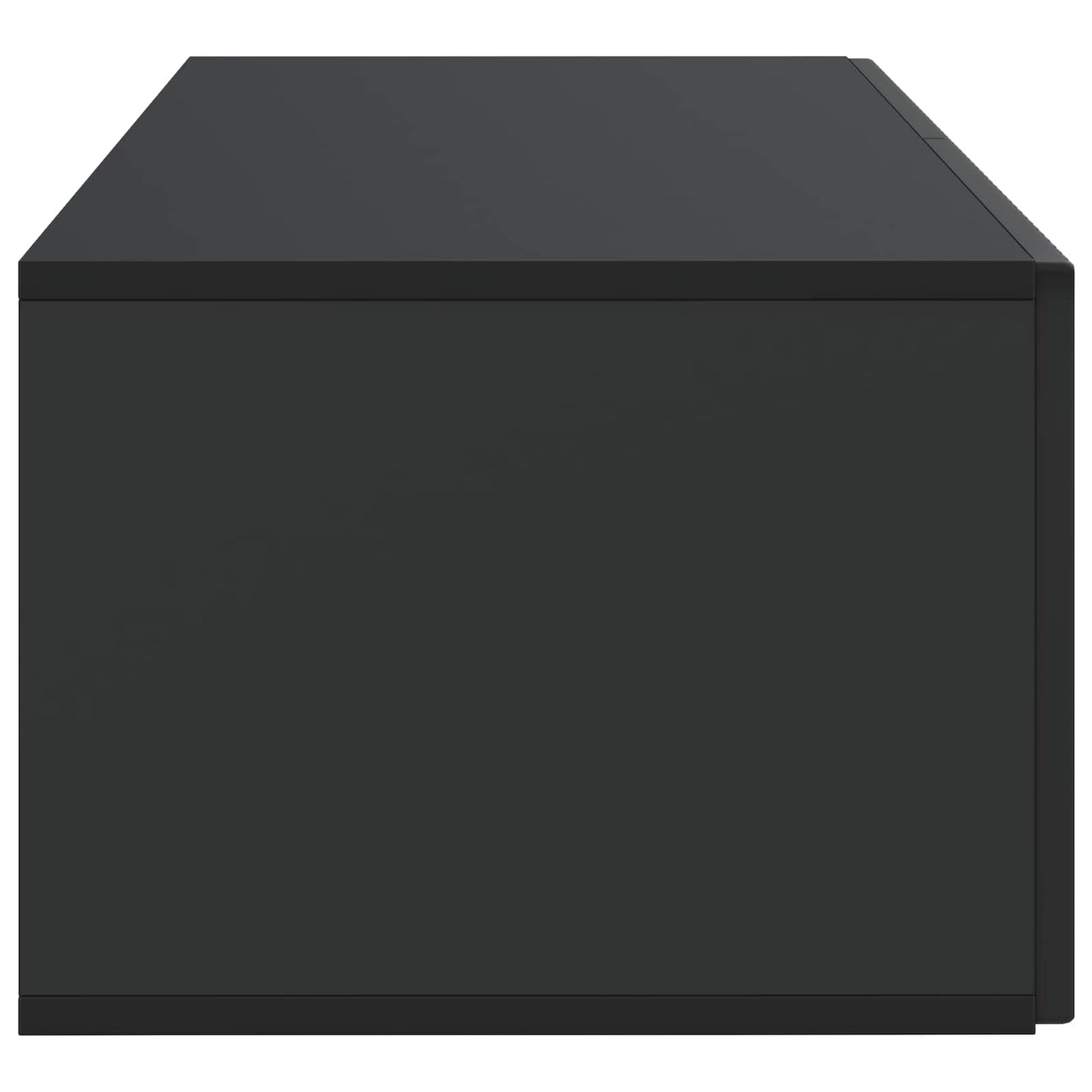 Væghængt TV-skab 78,5 x 41 x 30 cm Sort Konstrueret træ