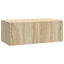 Væghængt TV-skab Sonoma-eg 78,5 x 41 x 30 cm Konstrueret træ
