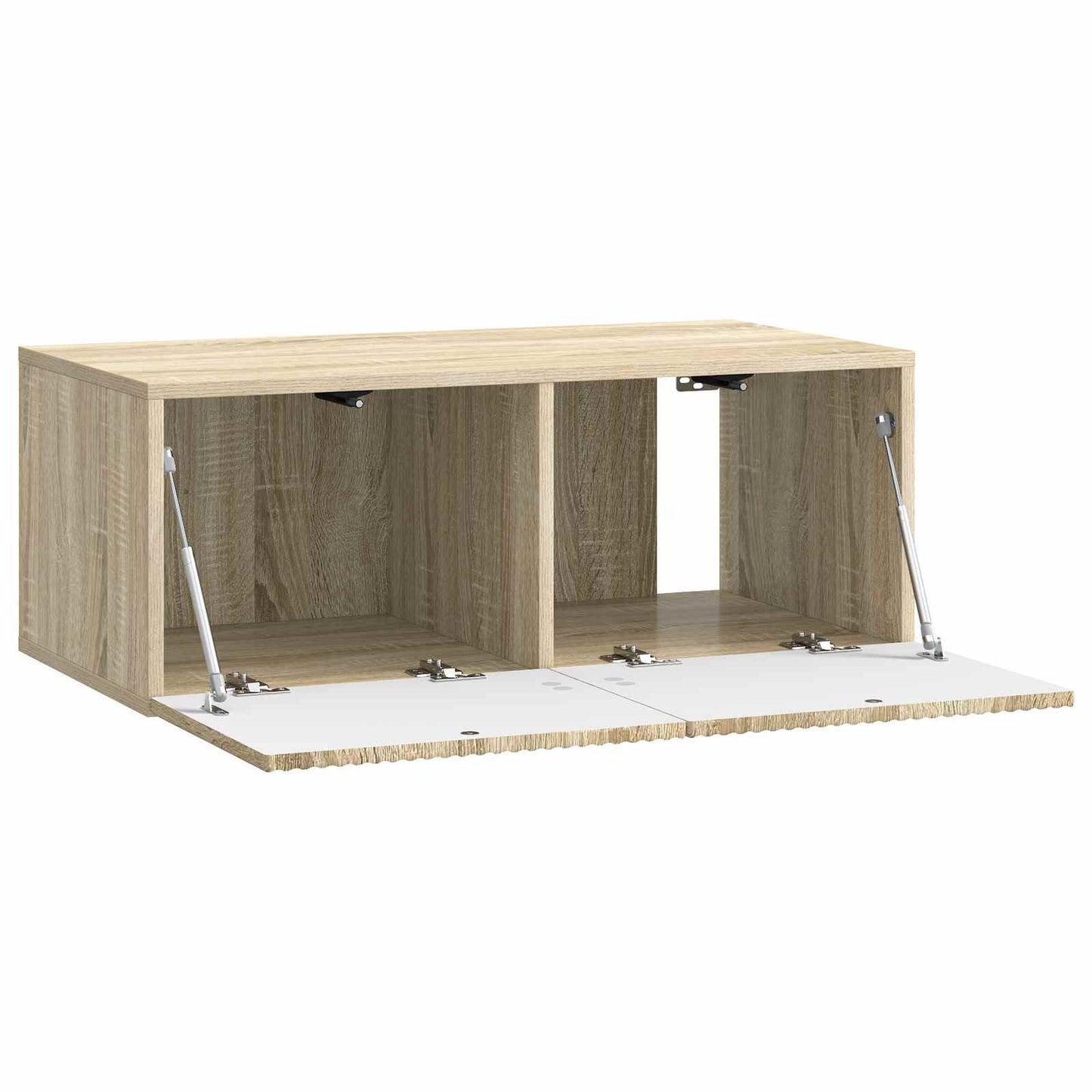 Væghængt TV-skab 78,5 x 41 x 30 cm Sonoma-eg Konstrueret træ