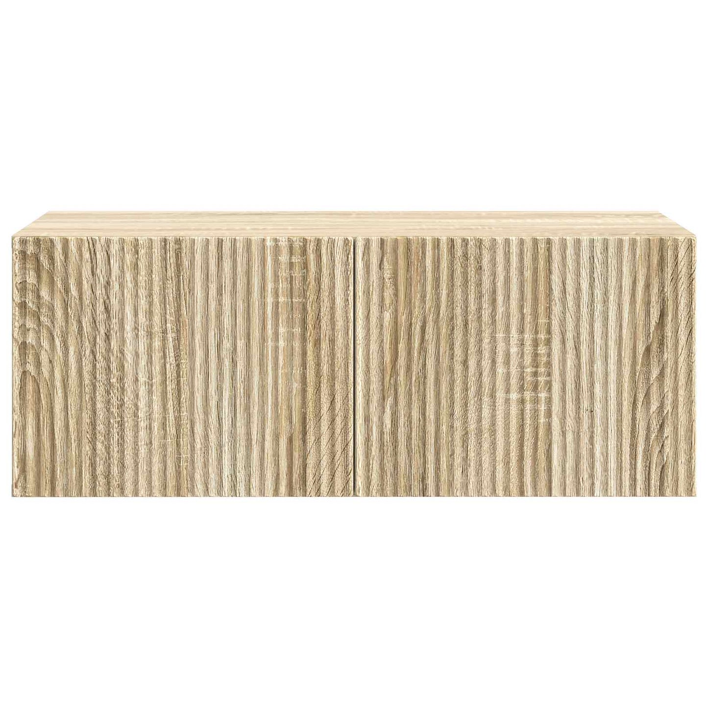 Væghængt TV-skab 78,5 x 41 x 30 cm Sonoma-eg Konstrueret træ