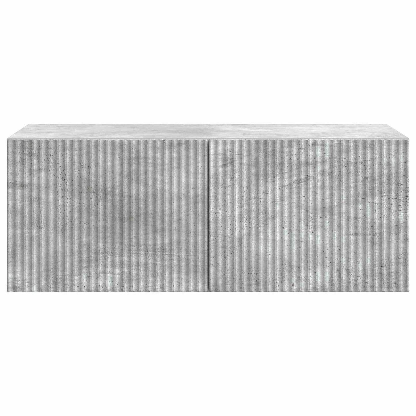Væghængt TV-skab 78,5 x 41 x 30 cm Betongrå Konstrueret træ