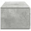 Væghængt TV-skab 78,5 x 41 x 30 cm Betongrå Konstrueret træ
