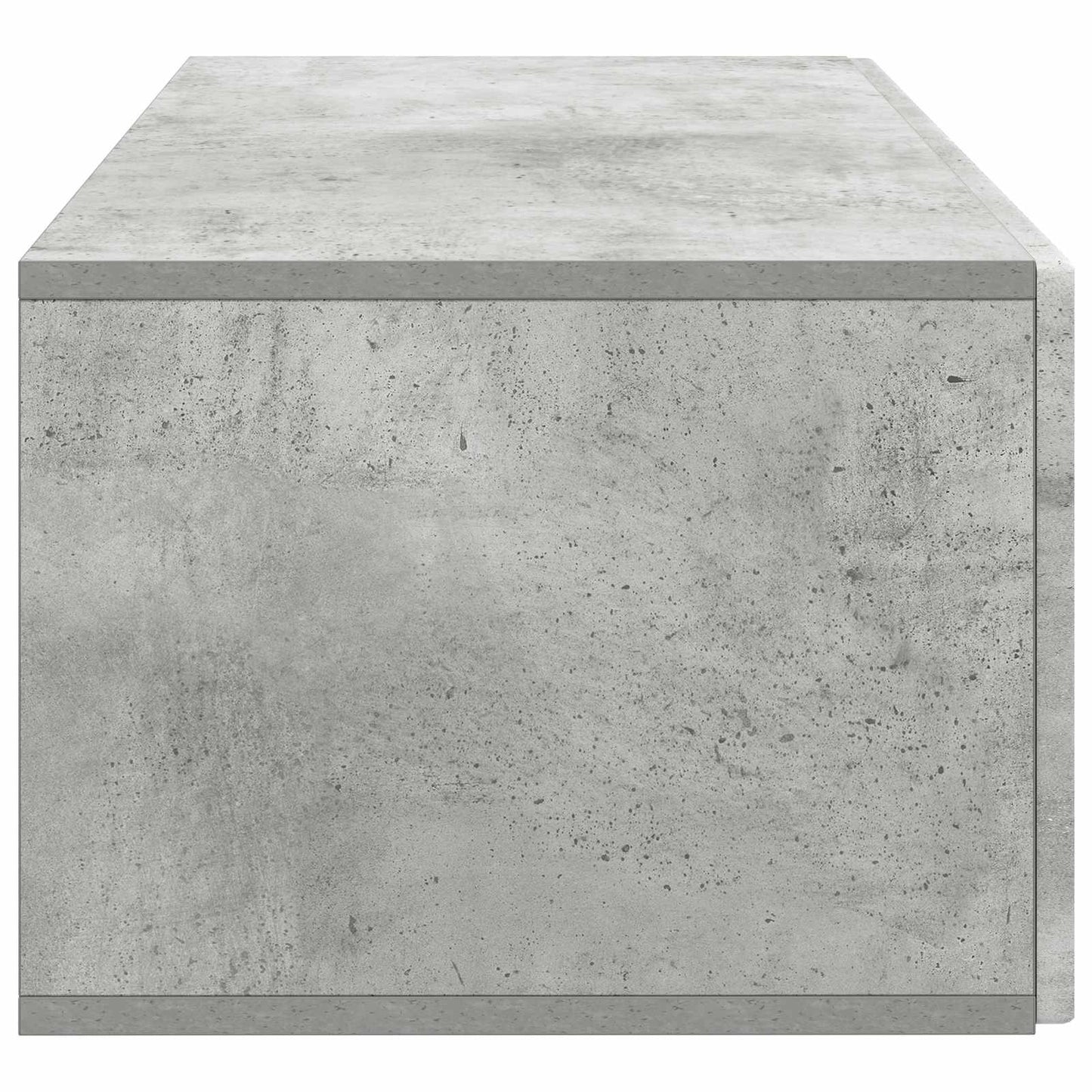 Væghængt TV-skab 78,5 x 41 x 30 cm Betongrå Konstrueret træ