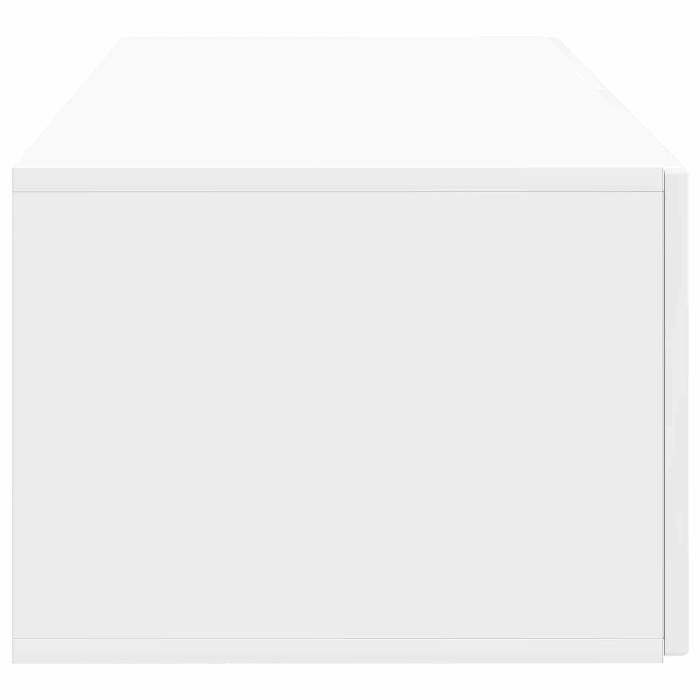 Væghængt TV-skab 78,5 x 41 x 30 cm Hvid højglans