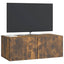 Væghængt TV-skab 78,5 x 41 x 30 cm Røget eg Konstrueret træ