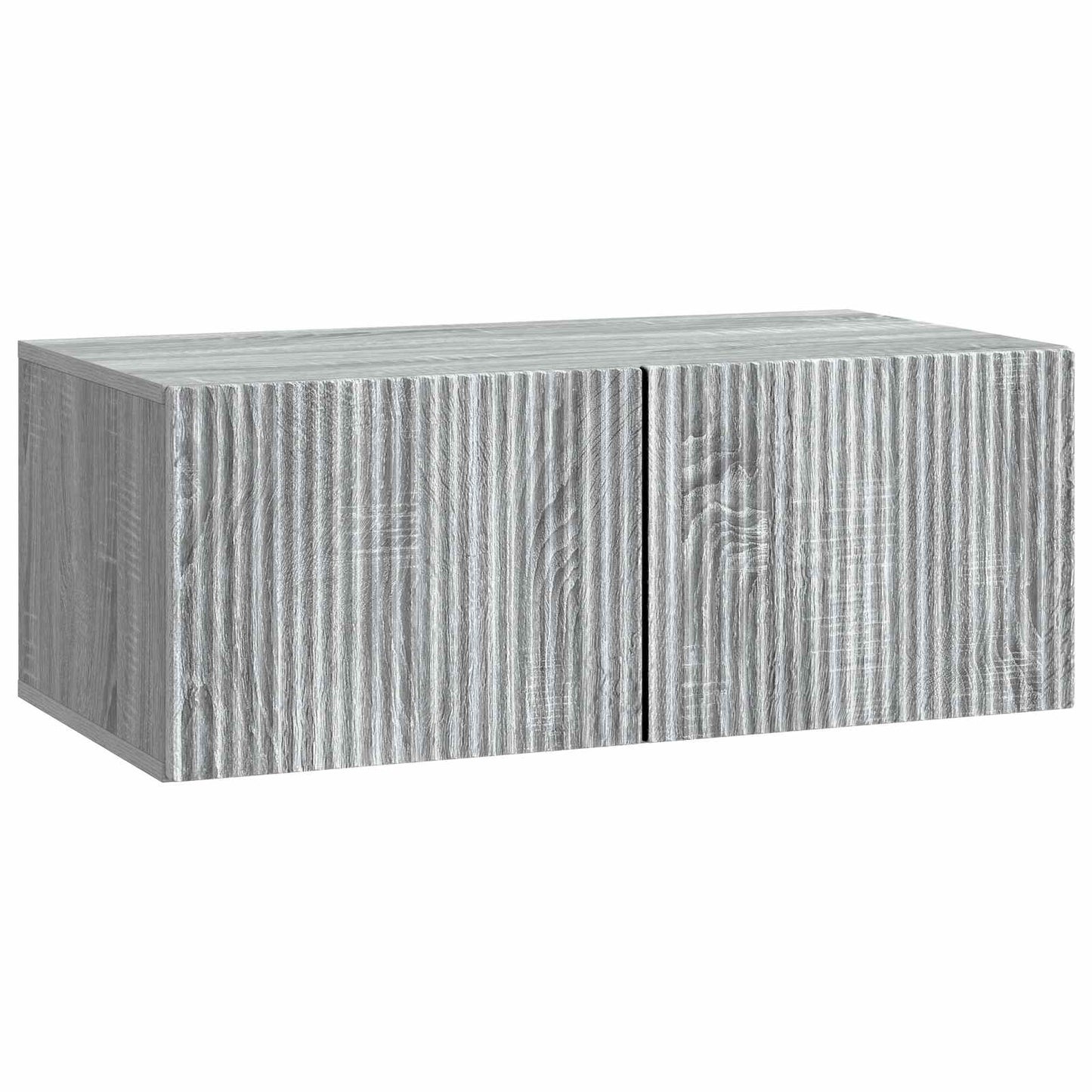 Væghængt TV-skab 78,5 x 41 x 30 cm Grå sonoma-eg