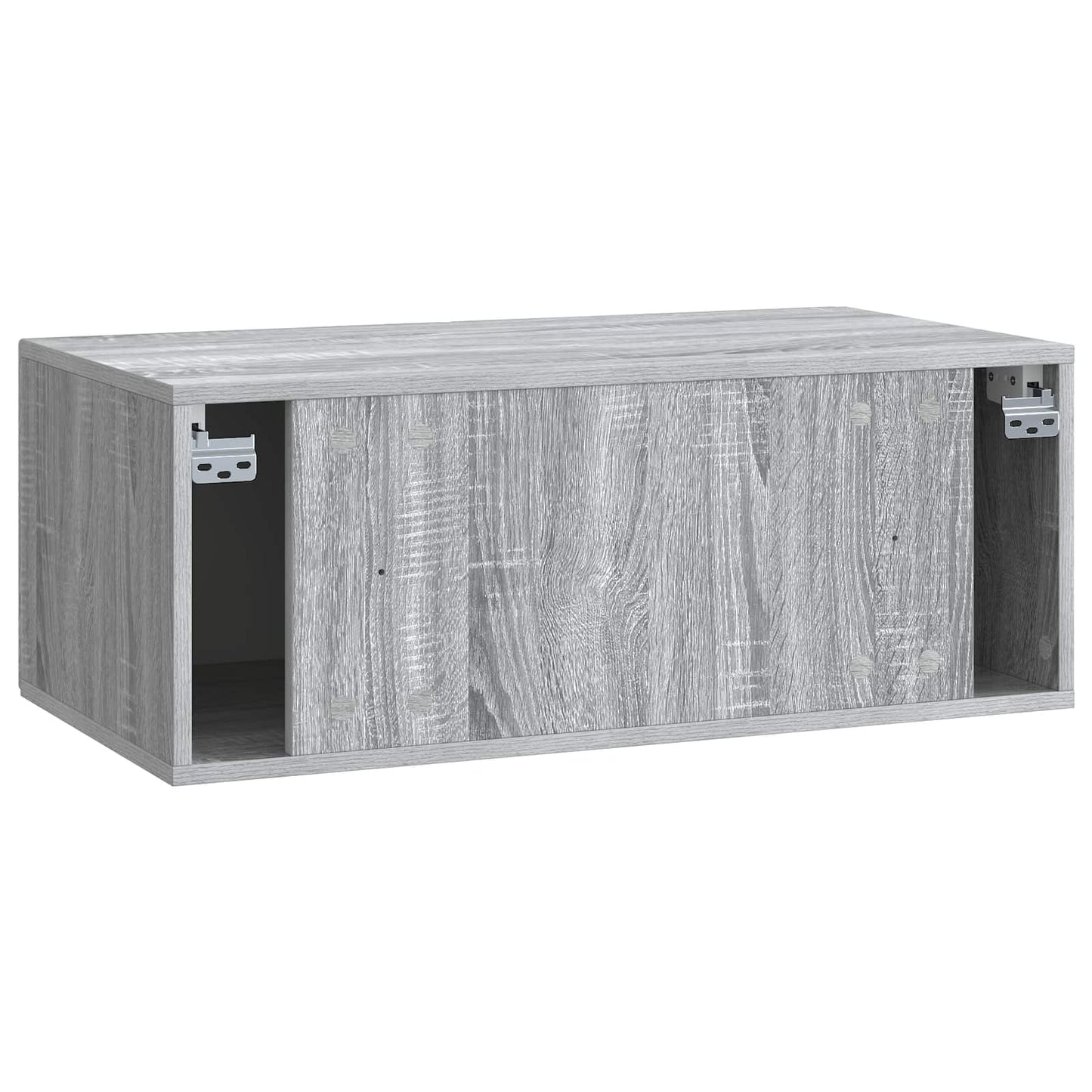 Væghængt TV-skab 78,5 x 41 x 30 cm Grå sonoma-eg