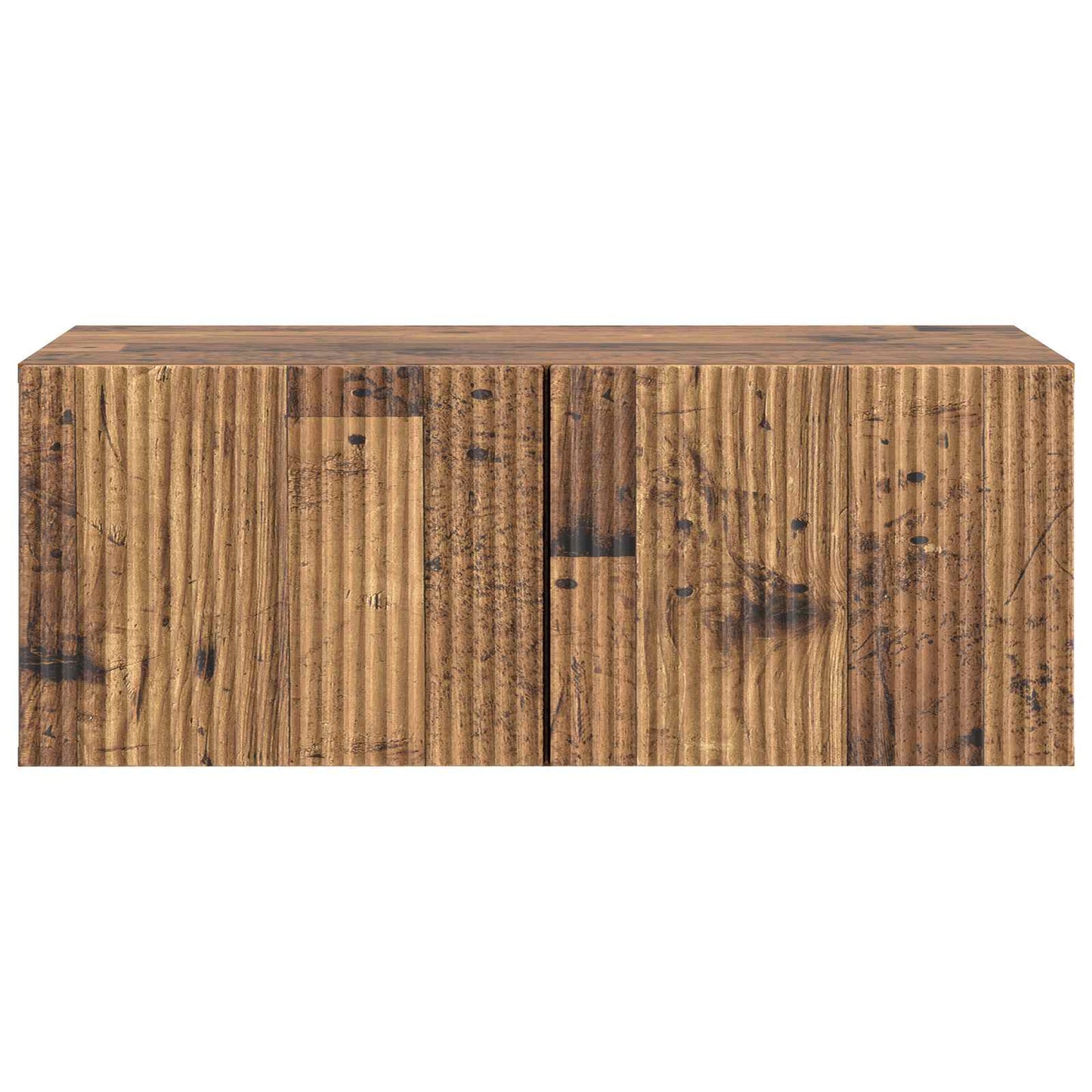 Væghængt TV-skab 78,5 x 41 x 30 cm Gammelt træ Konstrueret træ