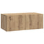 Væghængt TV-skab Artisan-eg 78,5 x 41 x 30 cm Konstrueret træ