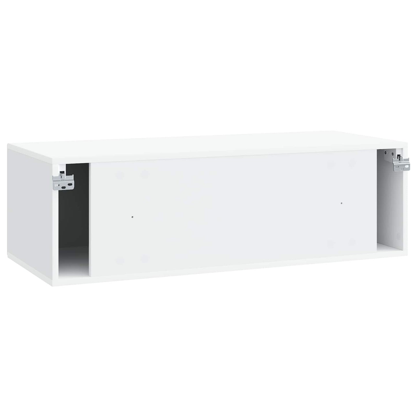 Væghængt TV-skab Hvid 98 x 41 x 30 cm Konstrueret træ
