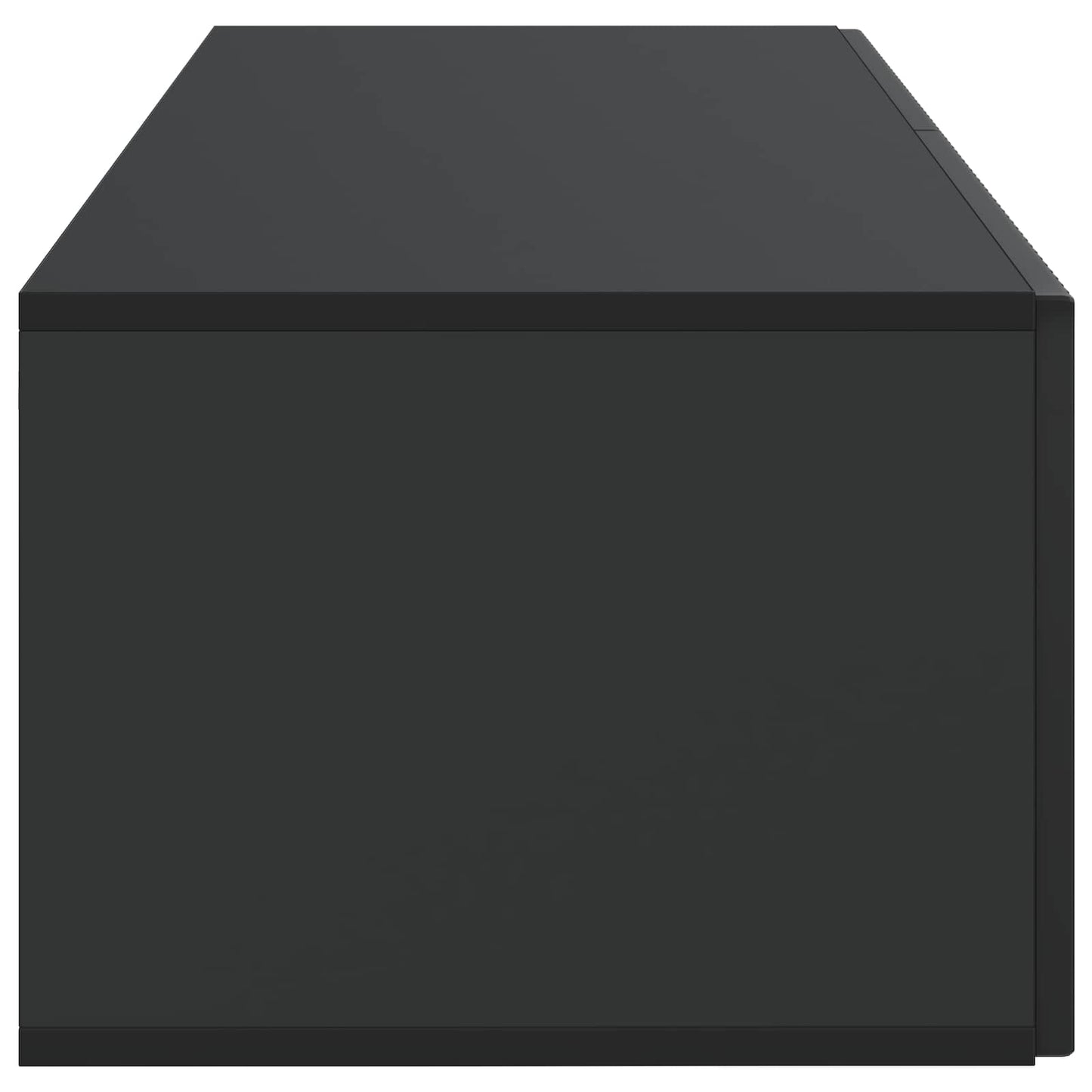 Væghængt TV-skab Sort 98 x 41 x 30 cm Konstrueret træ