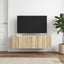 Væghængt TV-skab 98 x 41 x 30 cm Sonoma-eg Konstrueret træ