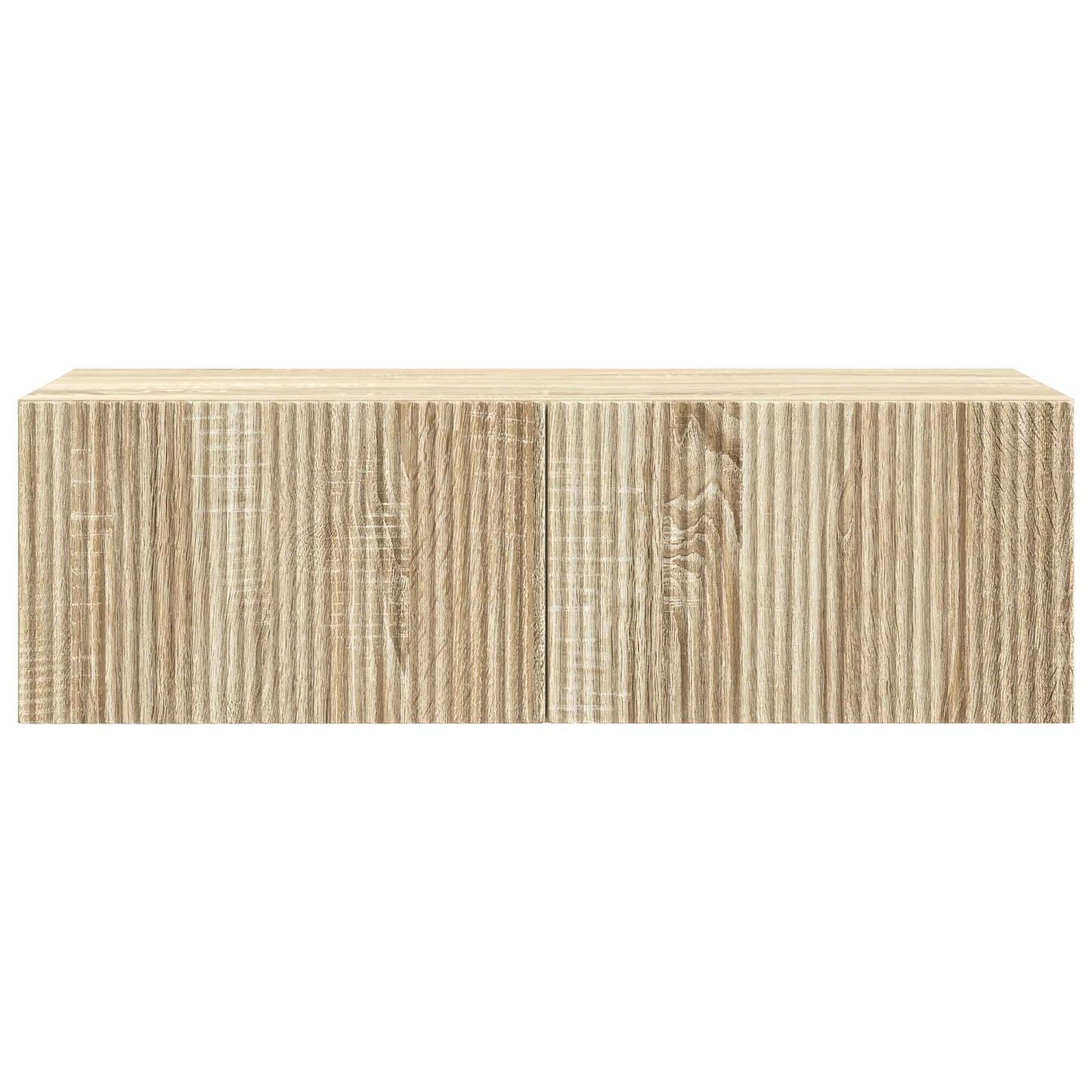 Væghængt TV-skab 98 x 41 x 30 cm Sonoma-eg Konstrueret træ