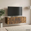 Væghængt TV-skab 98 x 41 x 30 cm Røget eg Konstrueret træ
