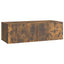Væghængt TV-skab 98 x 41 x 30 cm Røget eg Konstrueret træ