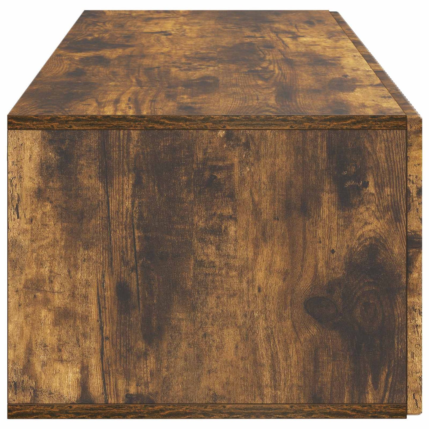 Væghængt TV-skab 98 x 41 x 30 cm Røget eg Konstrueret træ
