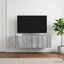 Væghængt TV-skab 98 x 41 x 30 cm Grå sonoma-eg Konstrueret træ