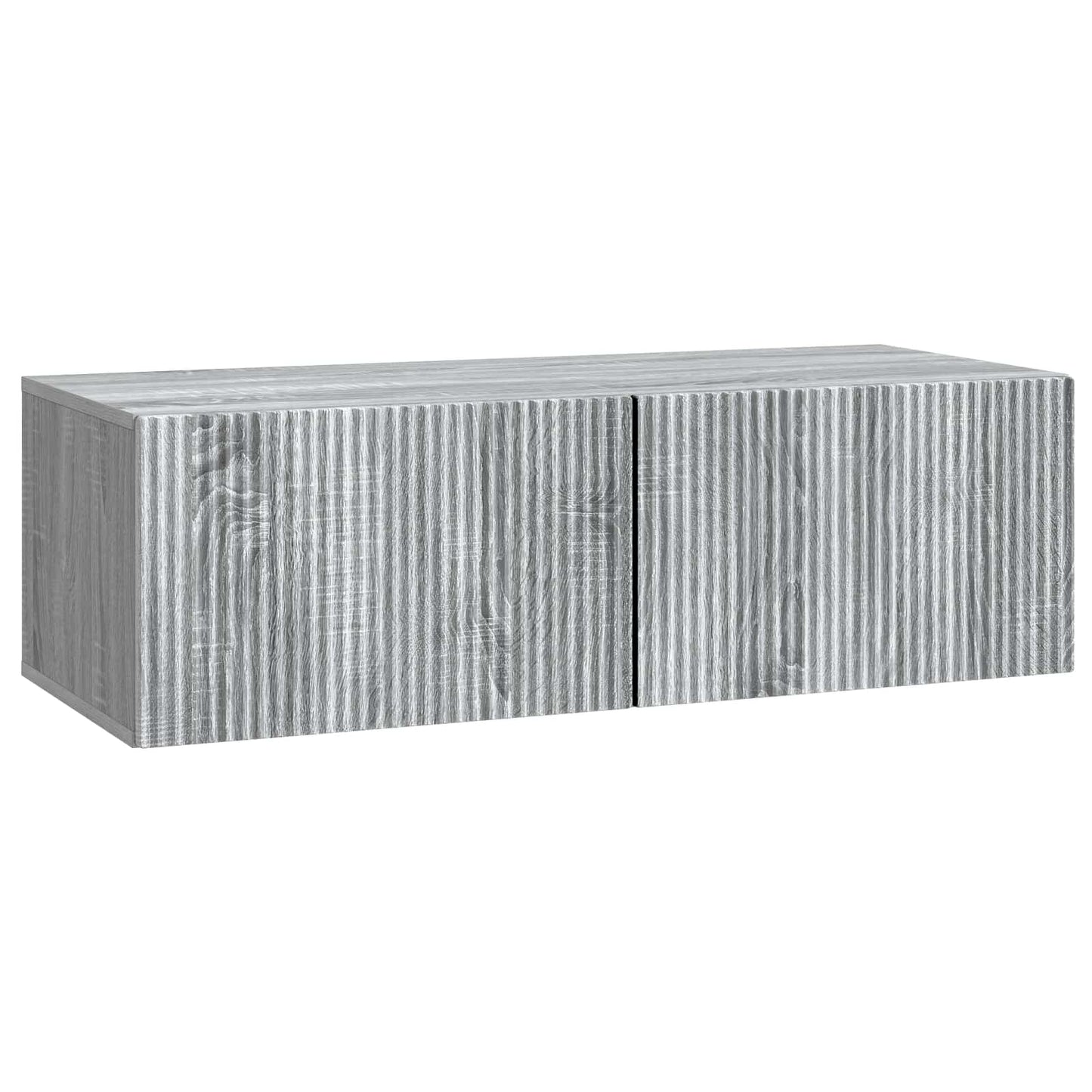 Væghængt TV-skab 98 x 41 x 30 cm Grå sonoma-eg Konstrueret træ