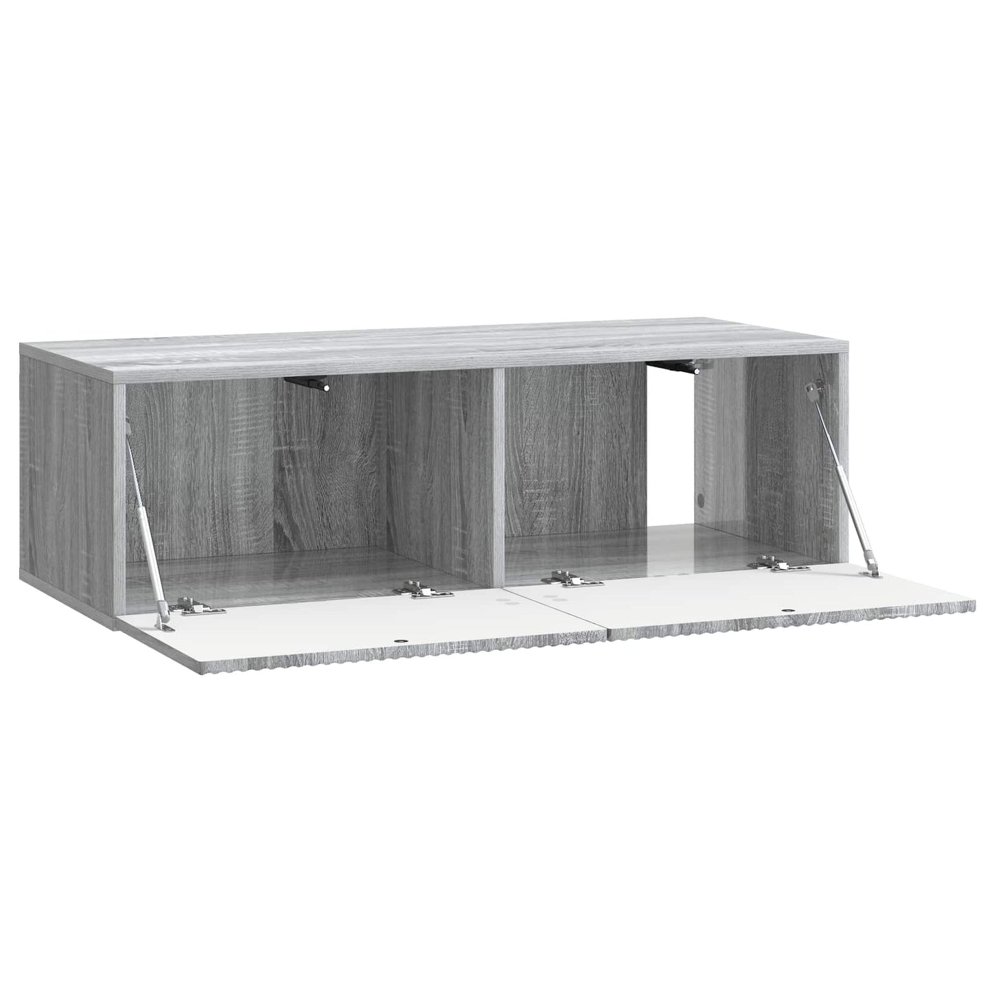 Væghængt TV-skab 98 x 41 x 30 cm Grå sonoma-eg Konstrueret træ