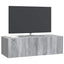 Væghængt TV-skab Grå sonoma-eg 98 x 41 x 30 cm Konstrueret træ